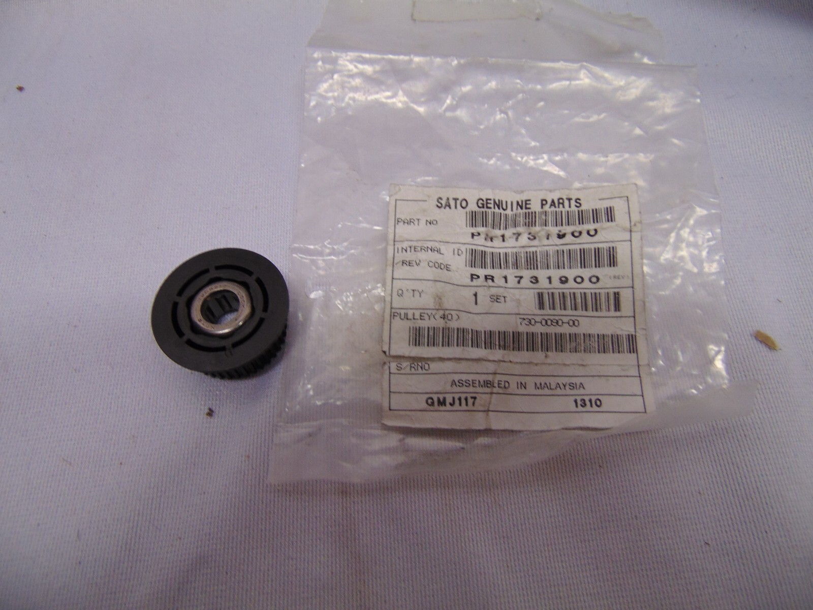 SATO Genuine black plastic pulley PR 17319000 GMJ117 1310
