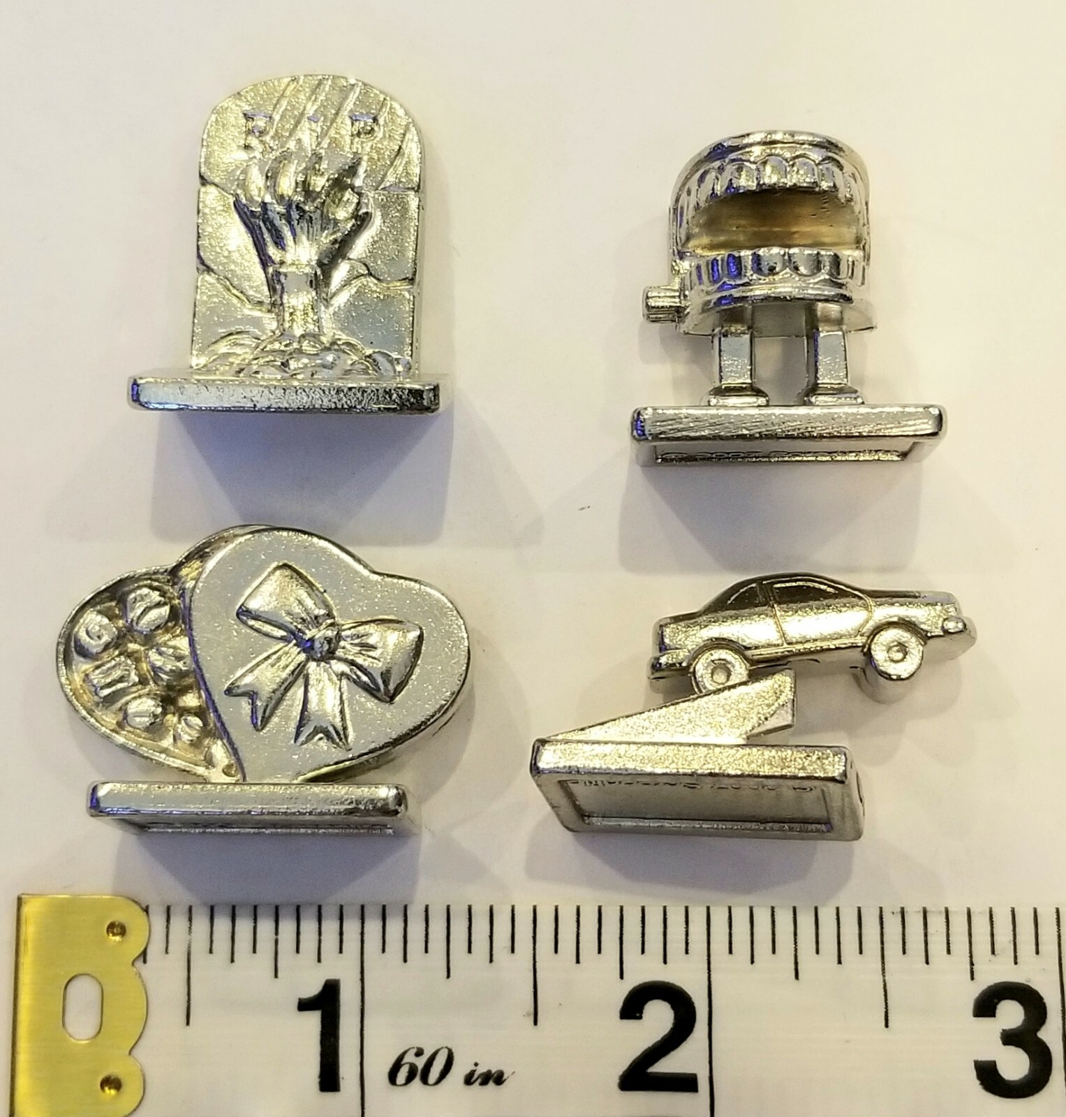 Scene It 2 Movie Board Game Replacement Tokens Parts Pieces Screenlight Set of 4