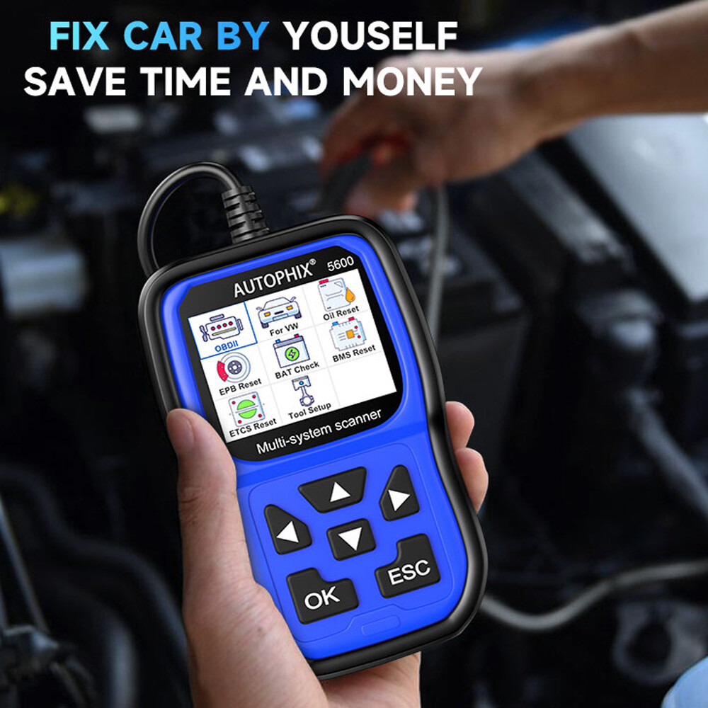 All System Diagnostic For VW/Audi OBD2 Scanner Battery Registration EPB TPMS ABS