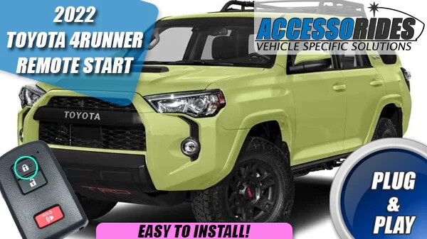 Fits: 2022 - 2024 TOYOTA 4RUNNER PUSH START REMOTE START PLUG AND PLAY STARTER