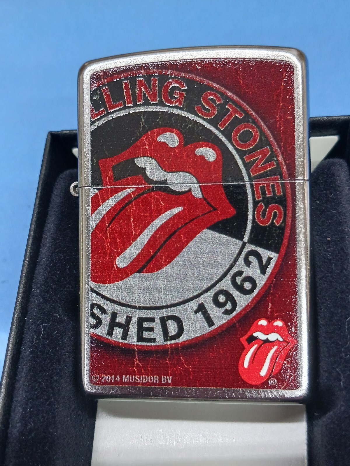 Zippo 28843 Rolling Stone Street Chrome