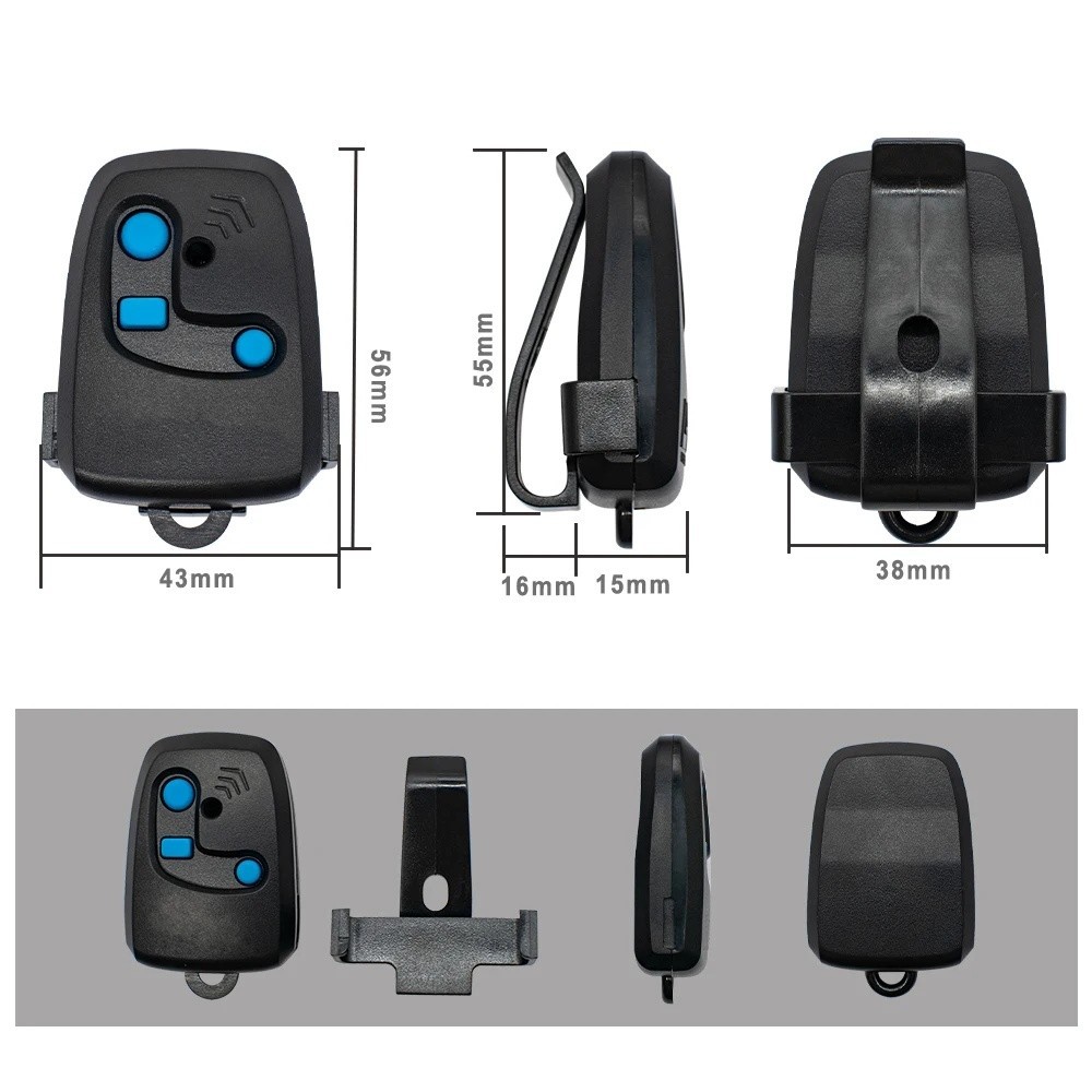 PECCININ TX 3C Remote Control For Electronic Gate 433.92mhz Rolling Code