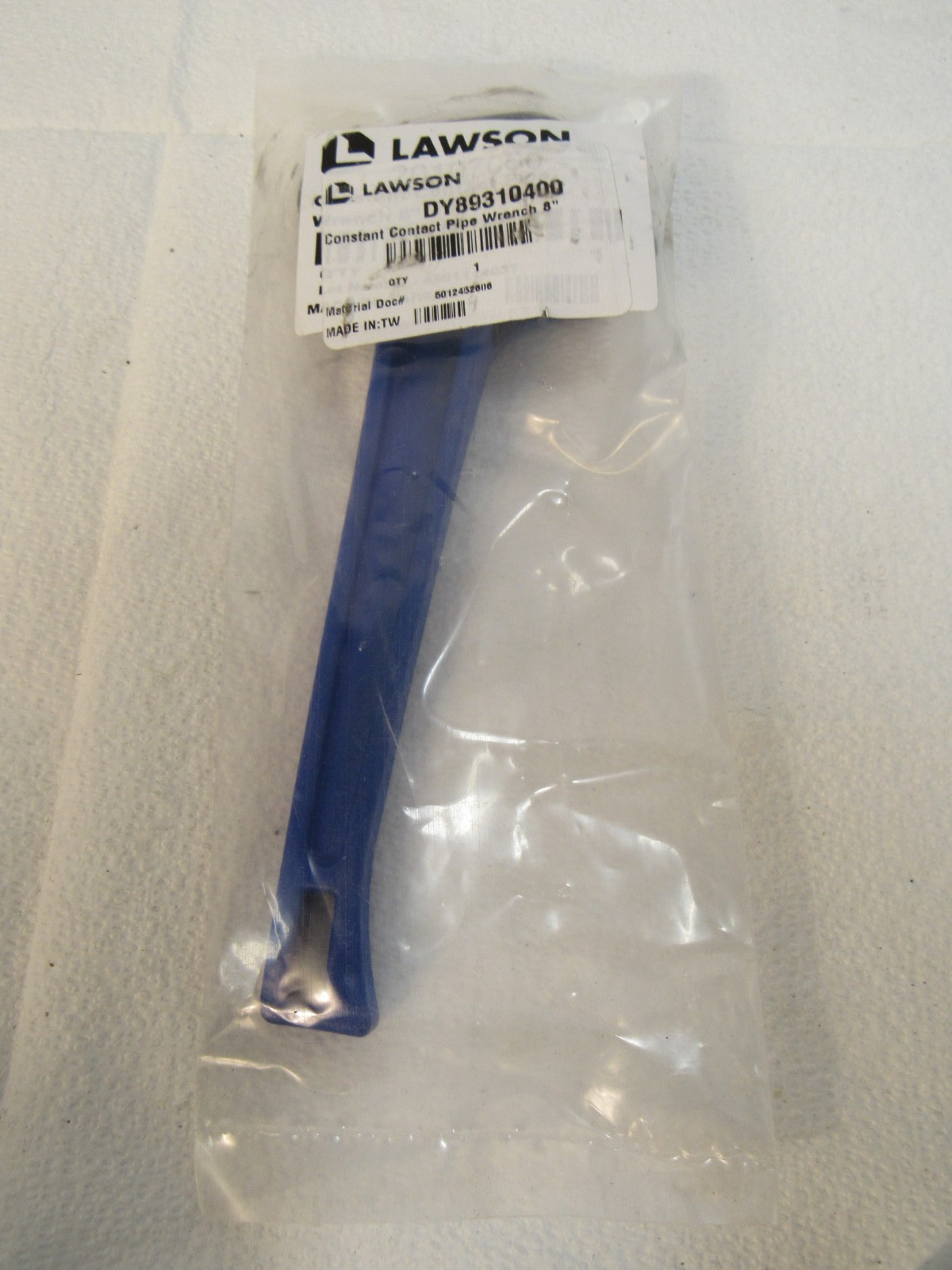 Lawson Constant Contact Pipe Wrench 8" DY89310400