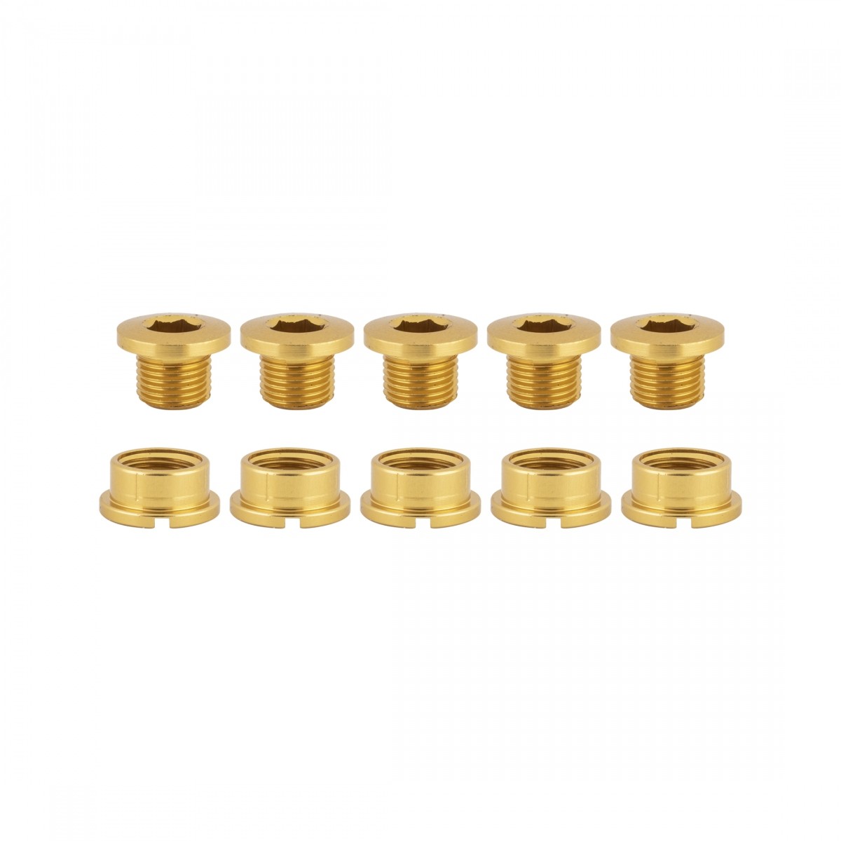 Origin8 Alloy Single Speed Chainring Bolts M8x6mm Bolt / M8x4mm Nut MX/Single