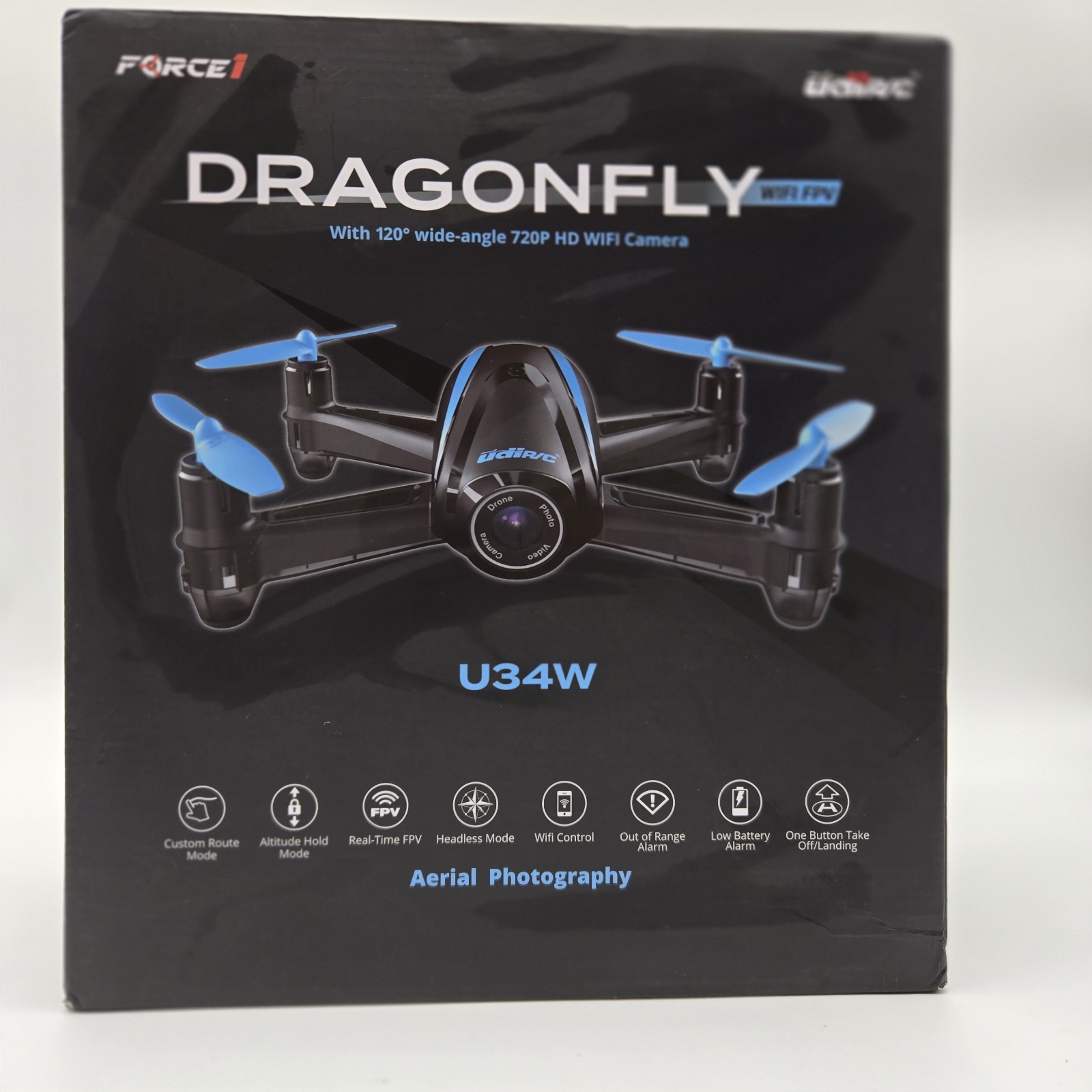 NEW Force1 Dragonfly Mini Drone Wi-Fi FPV 720P HD Camera Model U34W - SEALED
