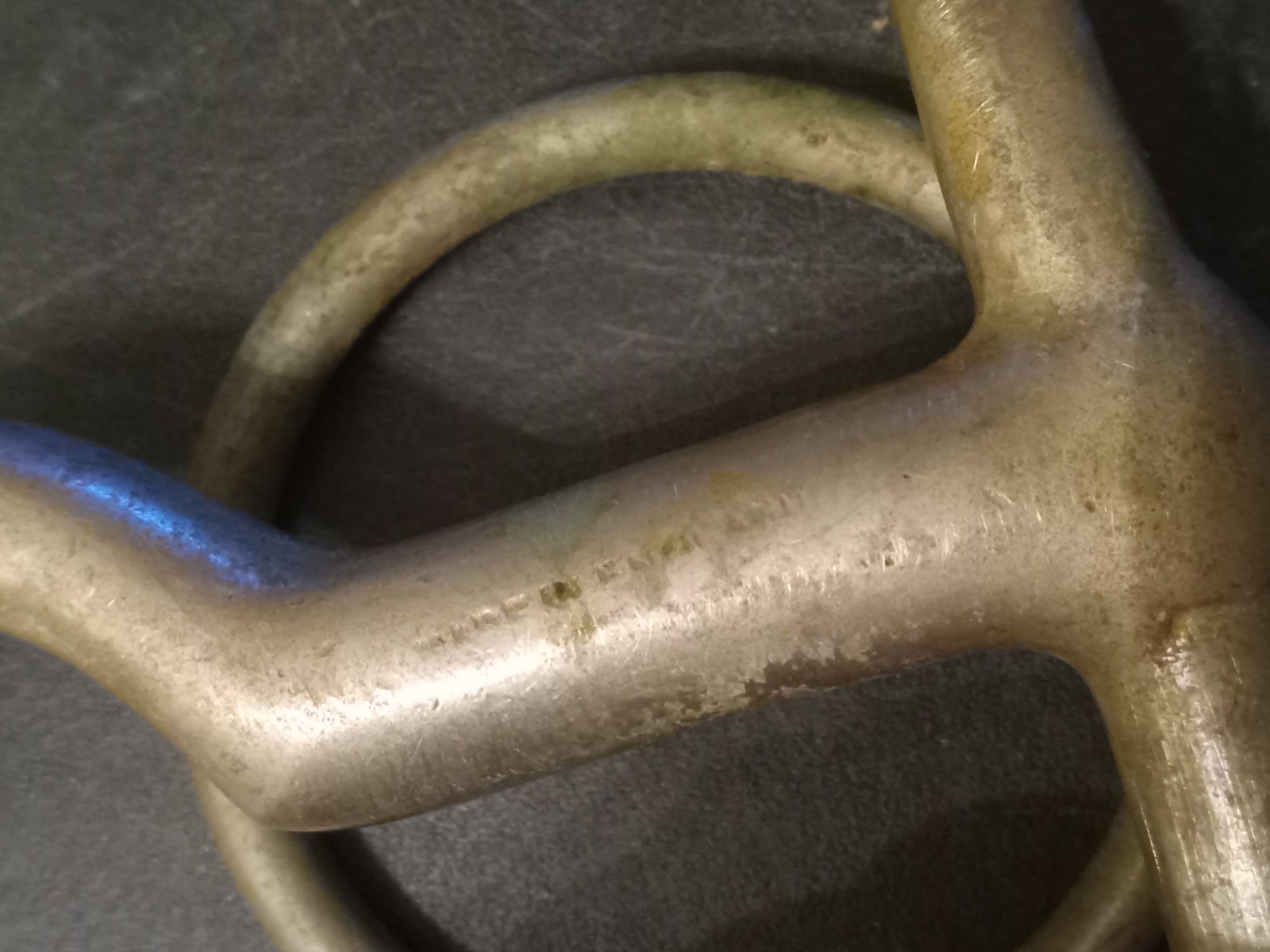 Weymouth bit 4 ring 4 3/4 in ported nickel