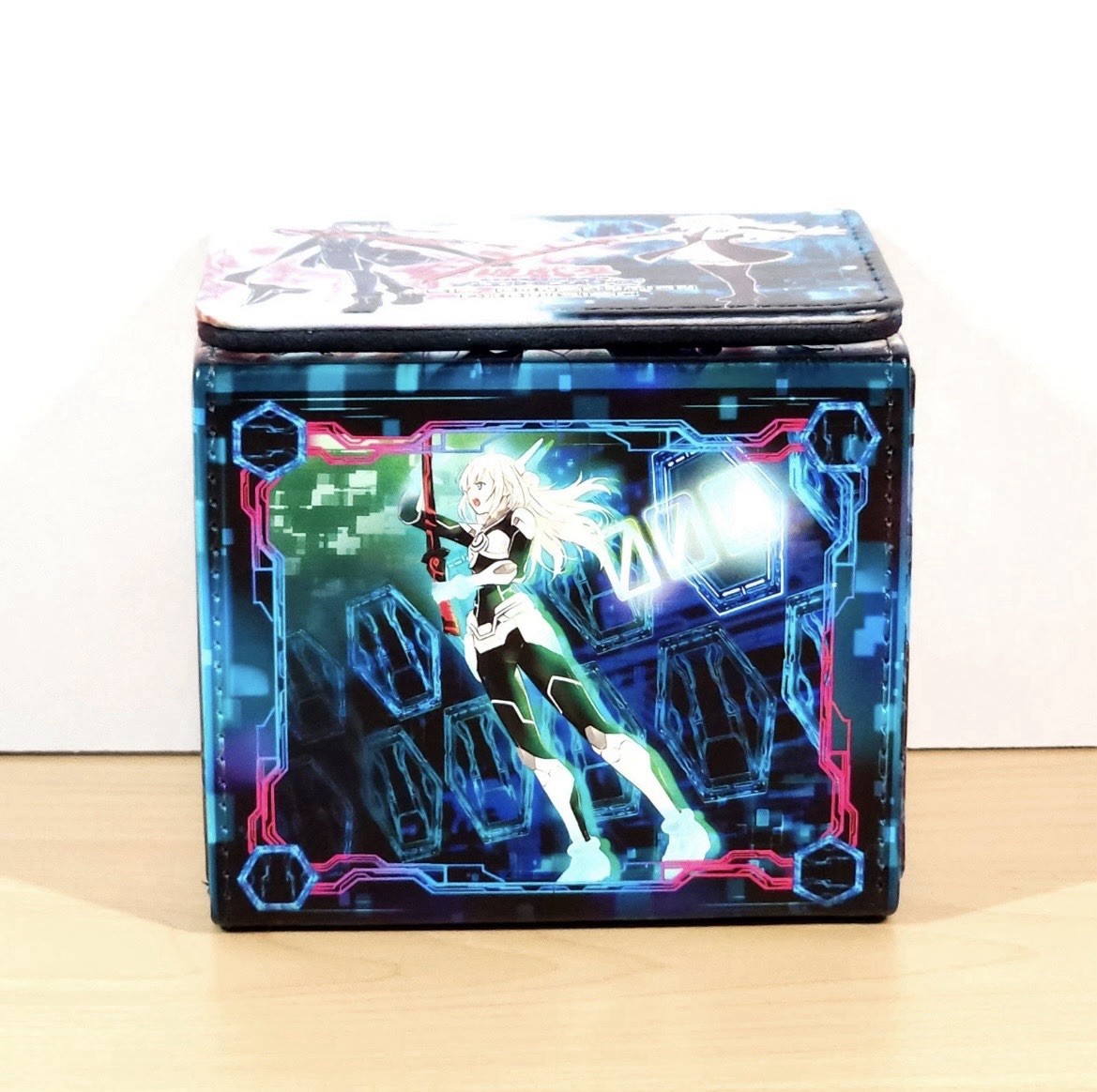 Sky Striker Card Deck Box - PU Leather - TCG/CCG Storage Box -