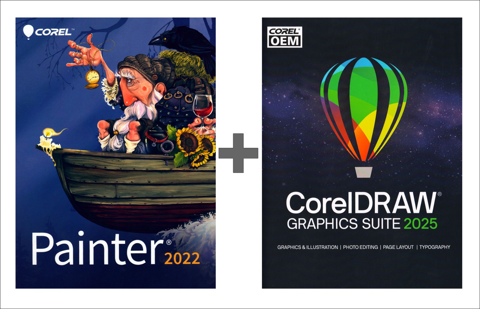 Corel Painter 2022 with CorelDRAW Graphics Suite 2025 Bundle. WIN / MAC
