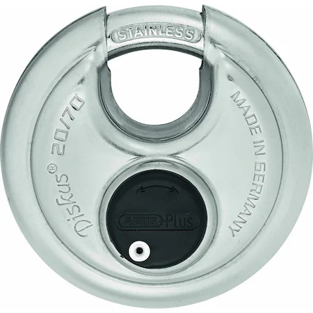 Abus 20716 Padlock, 2 3/4" H, 2 3/4" W, Silver