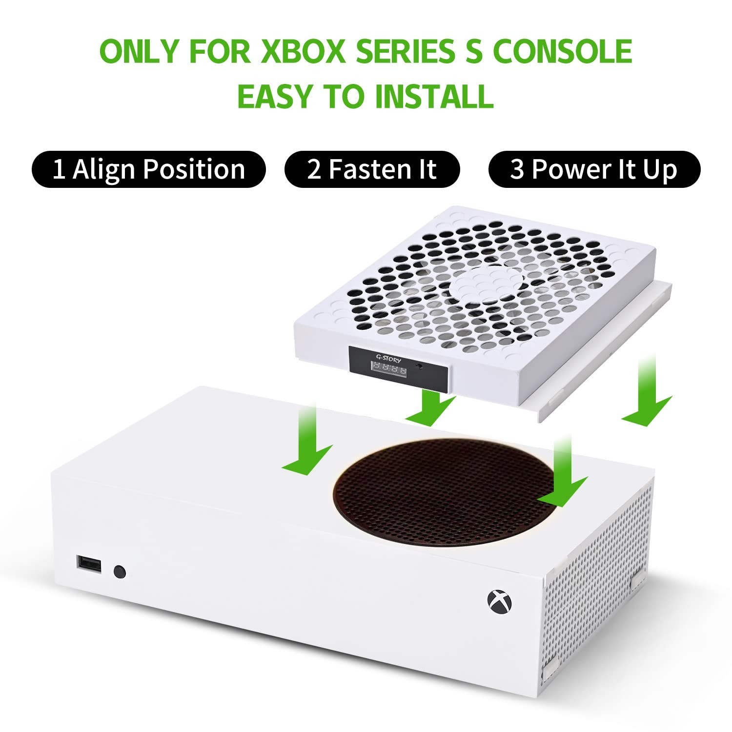 Xbox Series S Cooling Fan with Temperature Control