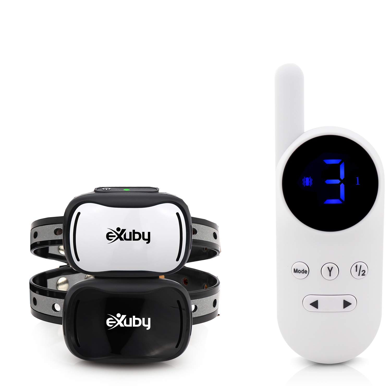 eXuby Tiny Dual Shock Collar - Smallest Collar on The Market - Sound, Vibrati...