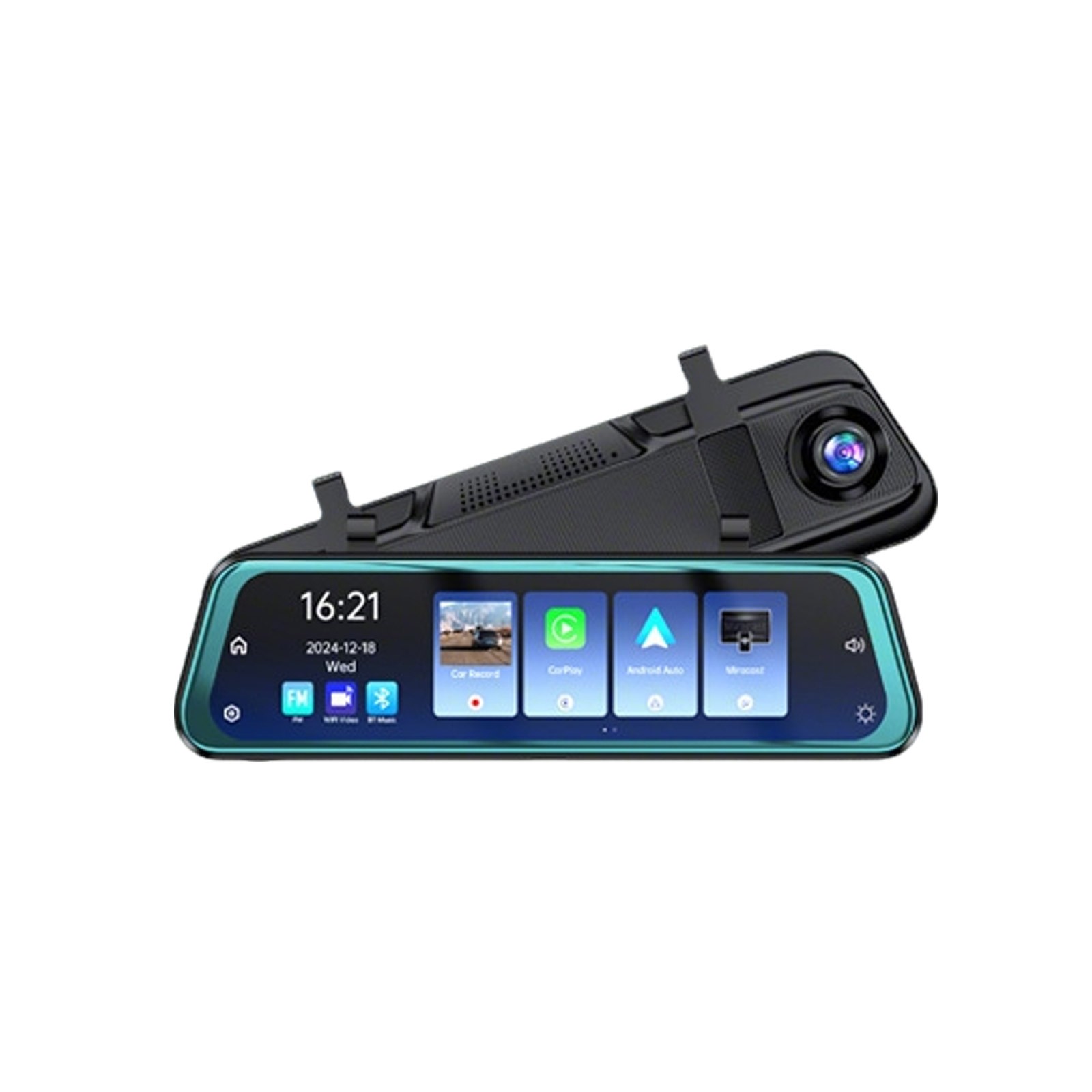 10-inch Rearview Mirror Dash Cam – 4K Front + 1080P Rear Dual Recording