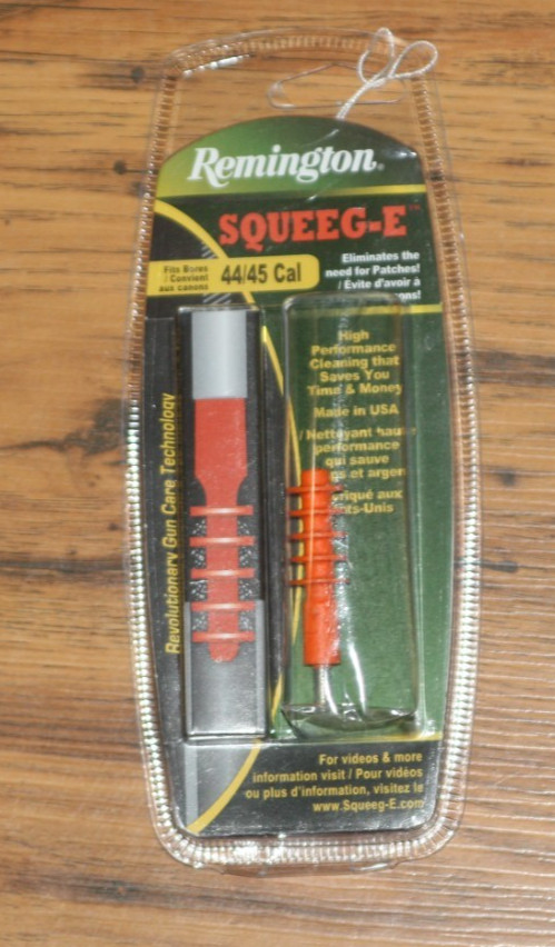 Remington Squeeg-E Bore Cleaning Swab - .44/.45 Caliber - New - Made in USA