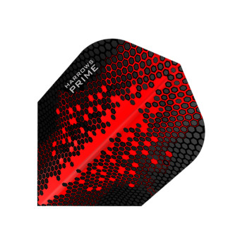 Harrows Black and Red Prime Standard Dart Flights