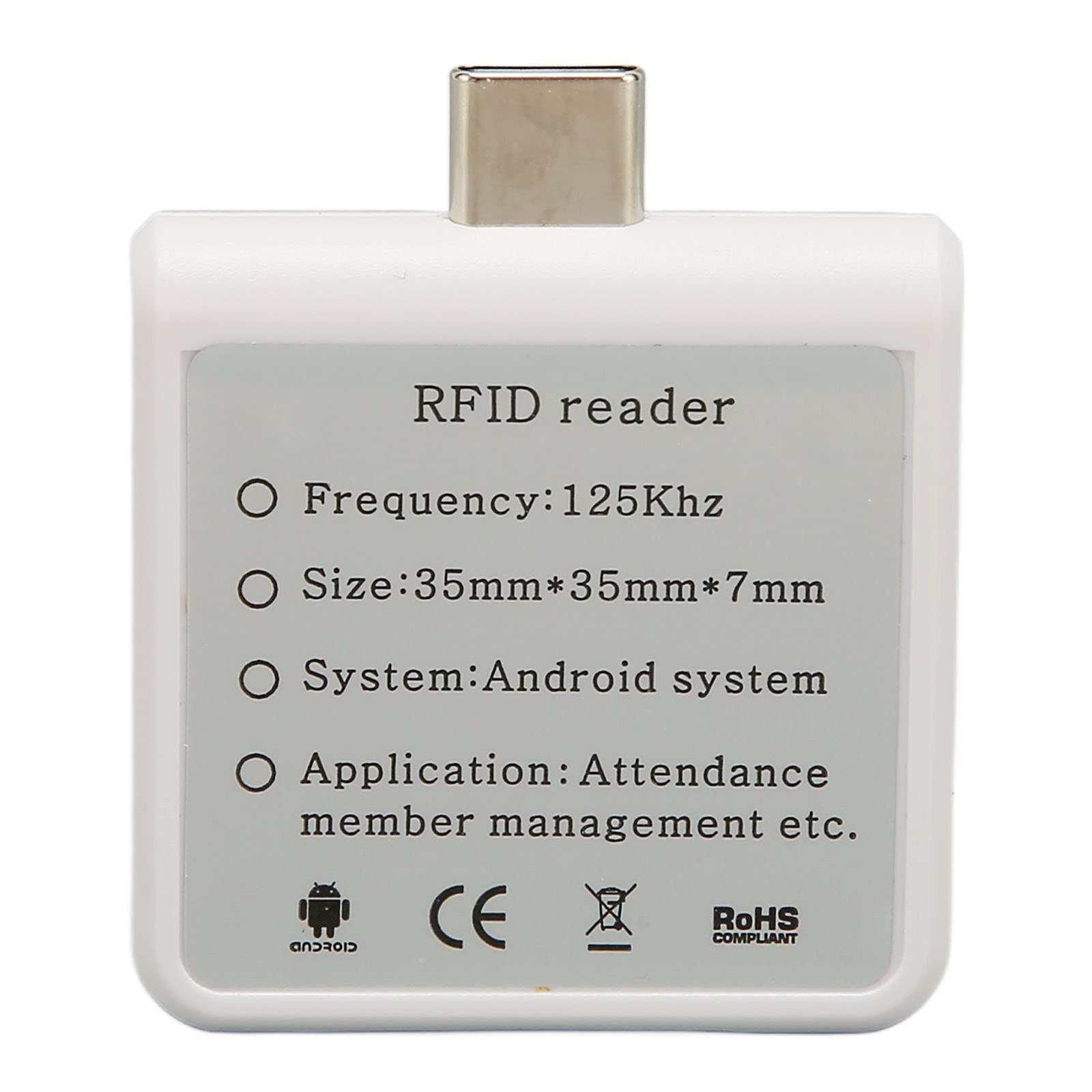 Square Card Reader, Credit Card Reader ID Mobile Phone Card Reader Type C Int...