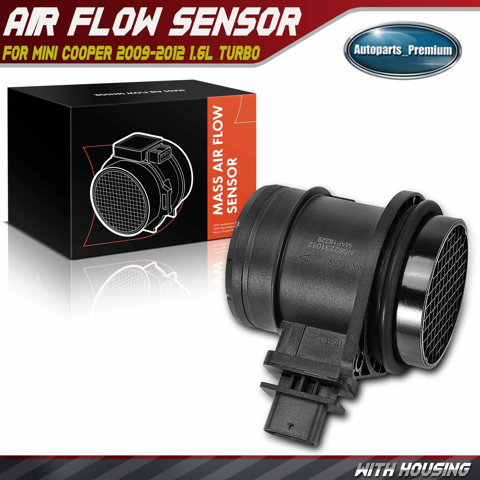 Mass Air Flow Sensor w/ 5 Pin with Housing for Mini Cooper 2009-2012 Turbo 1.6L