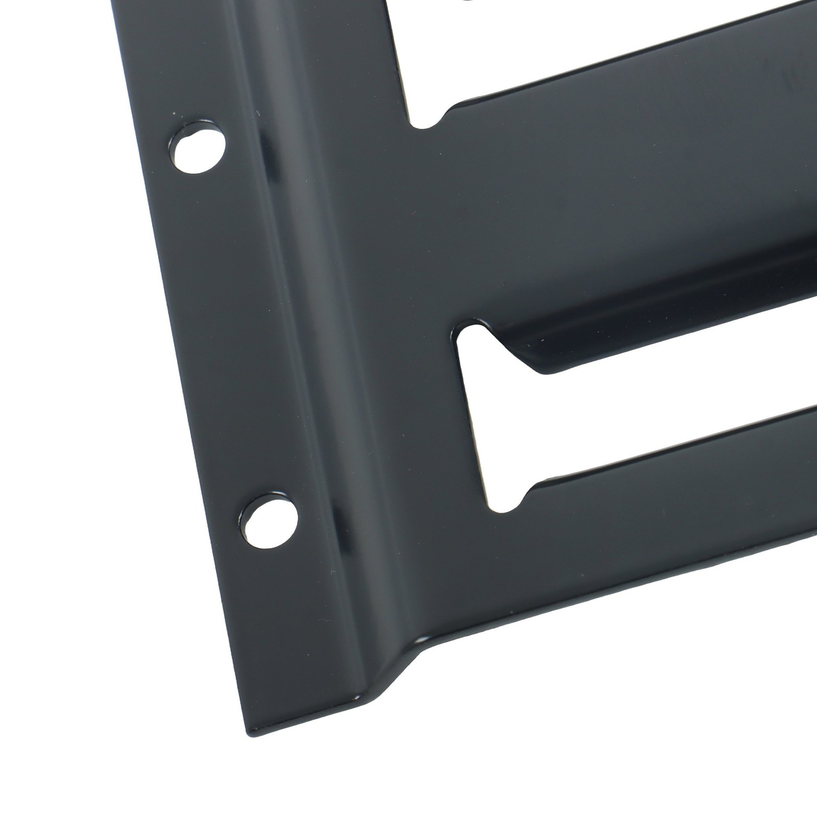 Universal 2FT E Track Rails 4 Pack Tie Down Anchor Kit Powder Coated Black