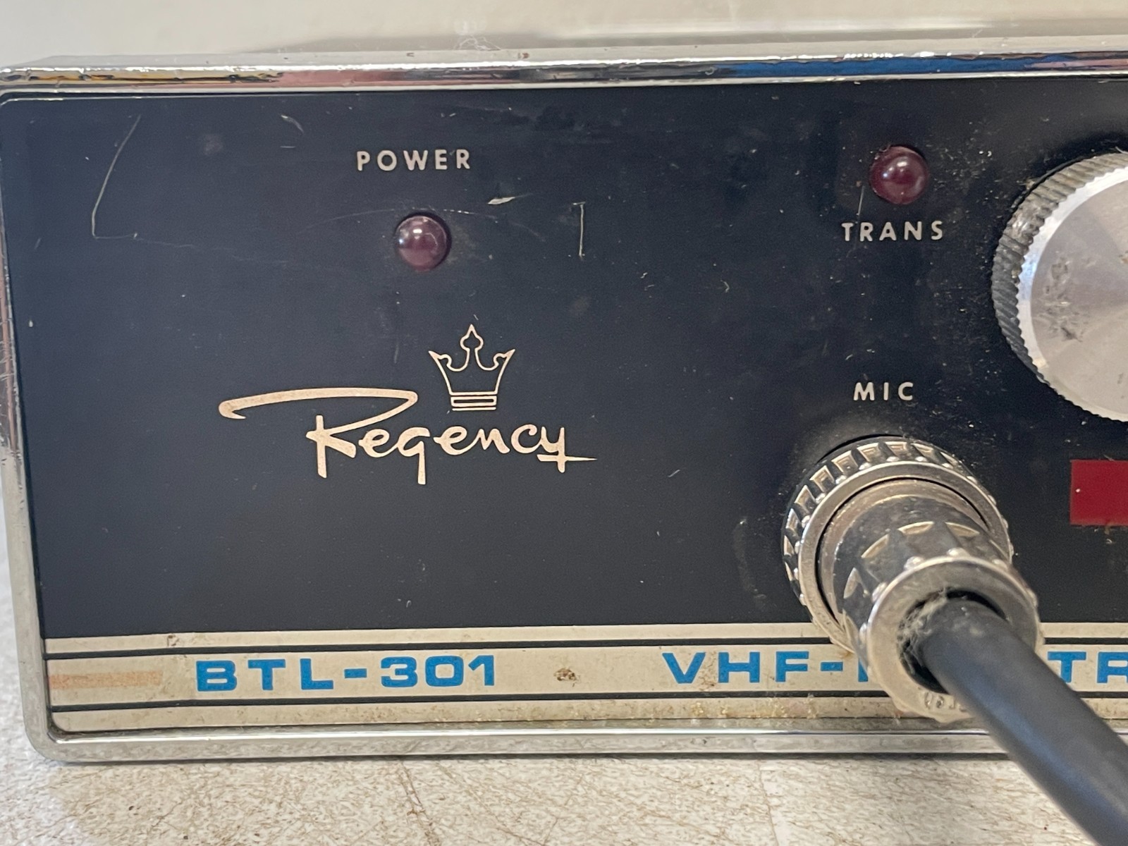 Vintage Regency BTL-301 VHF FM Mobile Transceiver – Untested Ham Radio