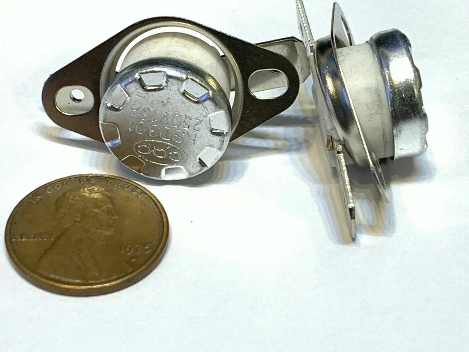 2 Pieces N/C 210ºC 410ºF normally closed Thermal NC Thermostat switch KSD301 A28