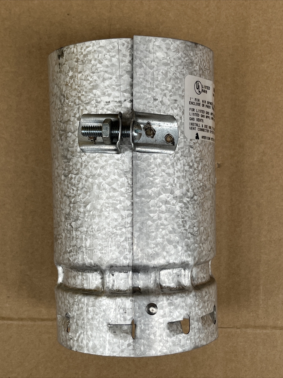 AMERI-FLEX #3FCA 3” Single Wall Gas Vent Connector UL Listed Free Shipping!