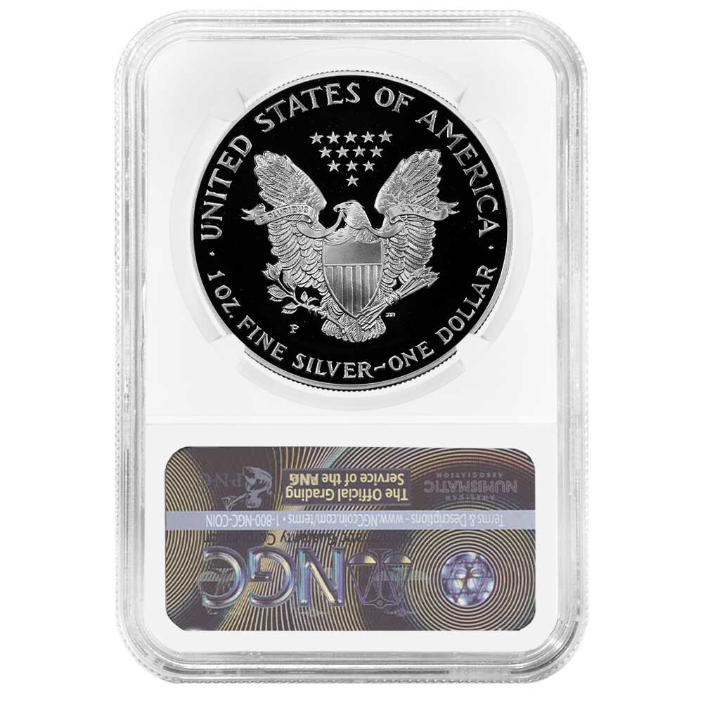 1994-P Proof $1 American Silver Eagle NGC PF69UC Brown Label