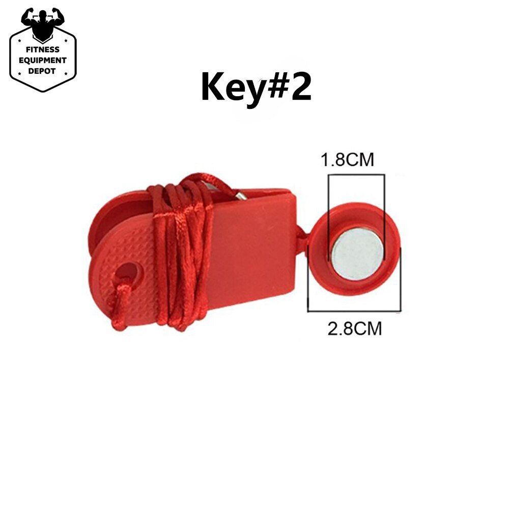 Universal Magnet Treadmill Safety Key Running Machine Security Round Switch Lock