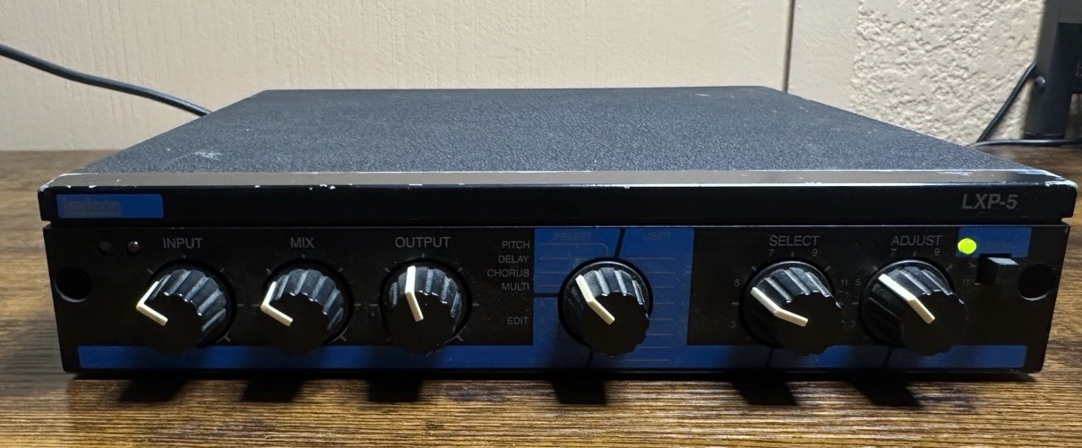 Lexicon LXP-5, Stereo Effects Processor, Delay, Chorus, Pitch, Vintage Unit