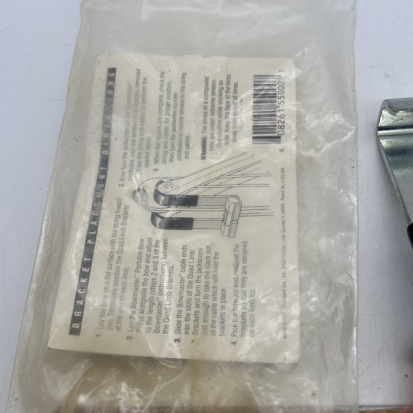 Bowmaster Portable Quad Limb Brackets Set MADE IN USA