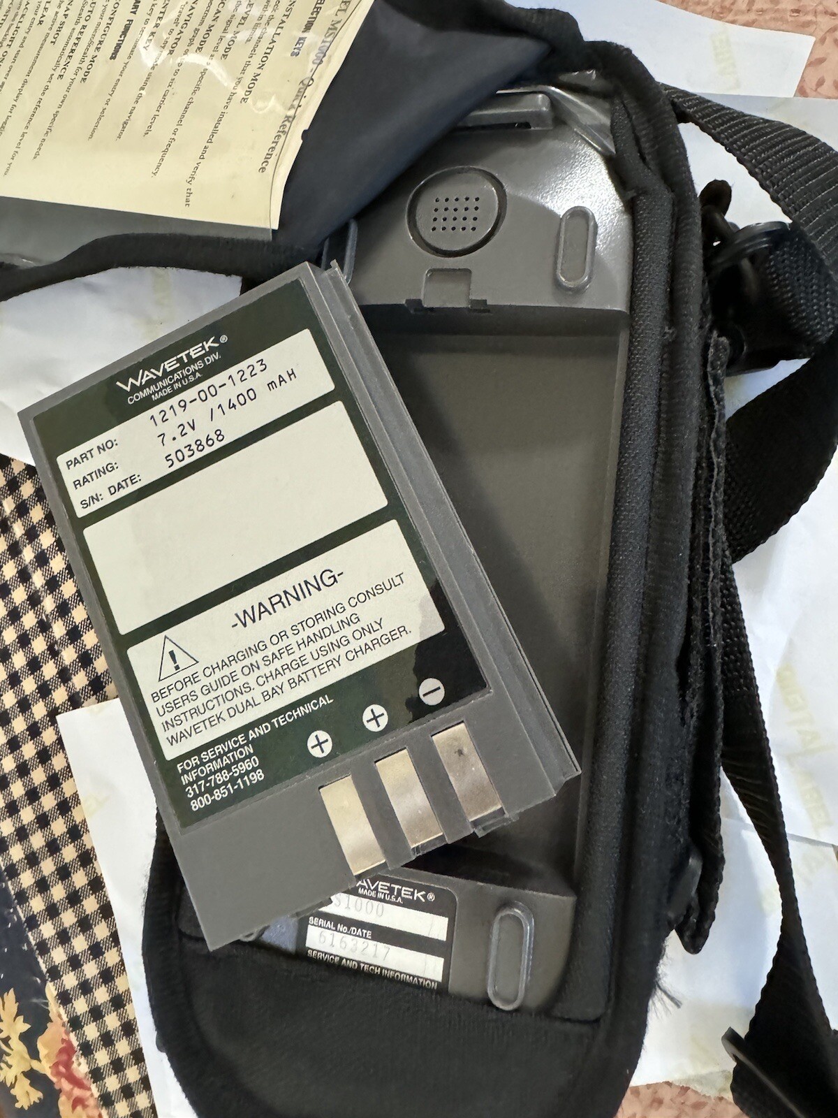 Wavetek Micro Stealth MS1000 Signal Level Meter With Case As Is