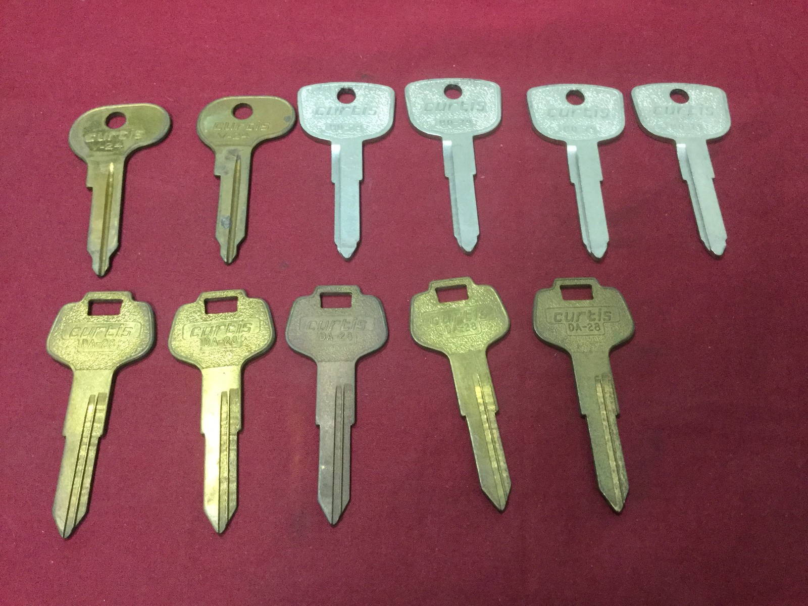 Honda, Datsan, Volkswagen by Curtis Automotive Key Blanks, Set of 11 -Locksmith