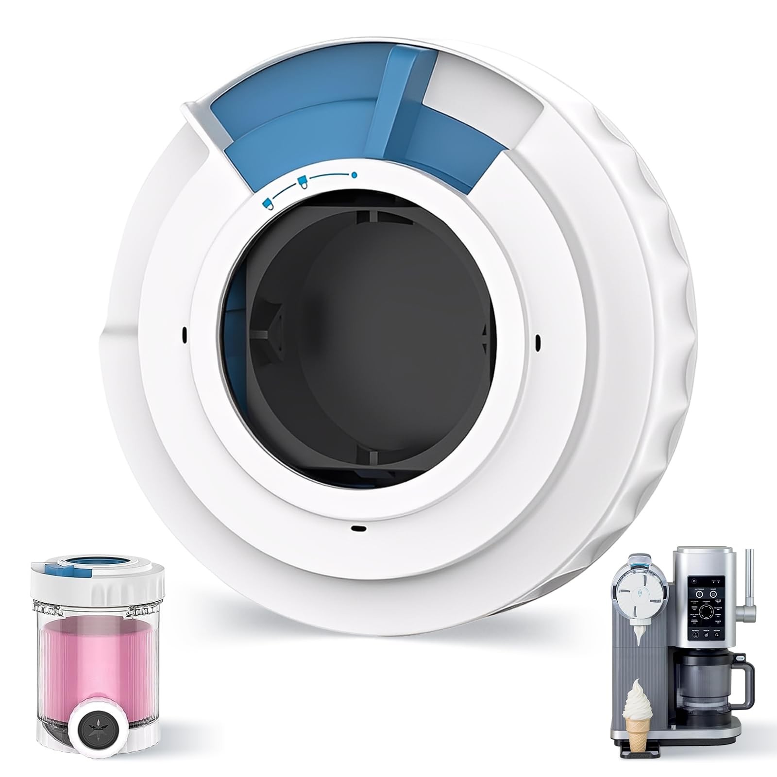 Dispense Lid and Press Assembly Replacement, Compatible with Ninja Swirl by C...