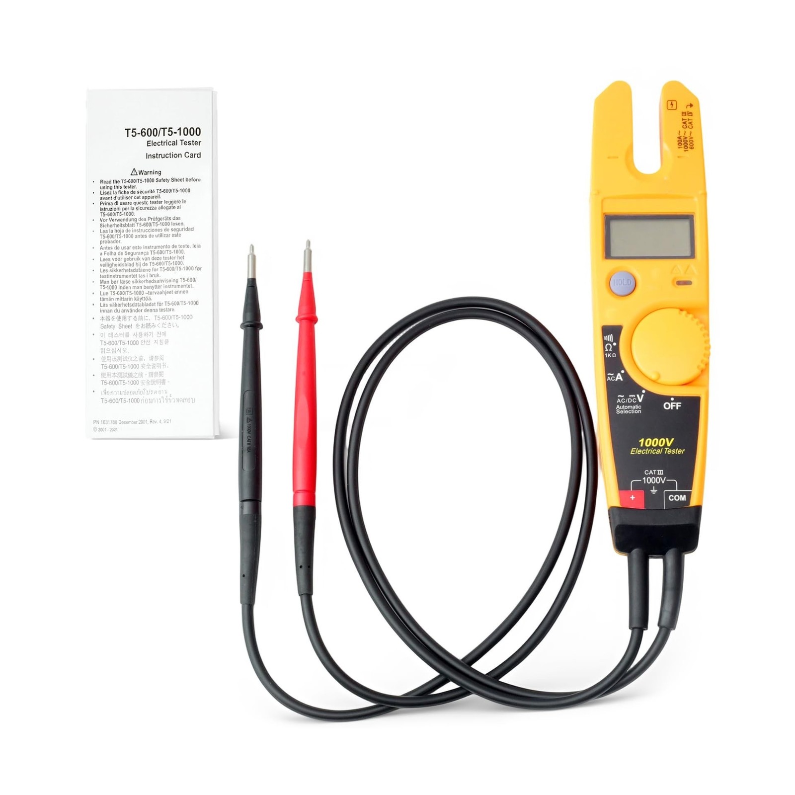 T5-1000 Voltage Continuity and Current Tester Replacement for Fluke Handheld ...