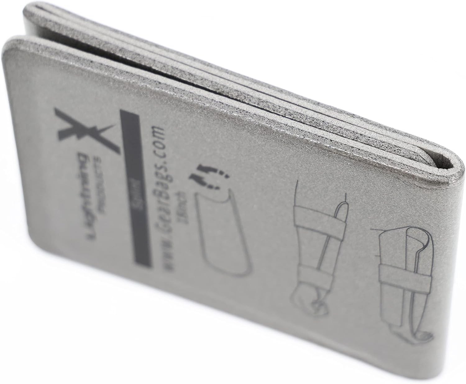 Universal Tactical Roll Splint Kit for First Aid - 6 Splints & Carry Bag