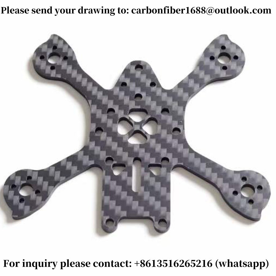 3K Carbon Fiber Sheet Customized Cutting Carbon Plate Processing CNC Machining
