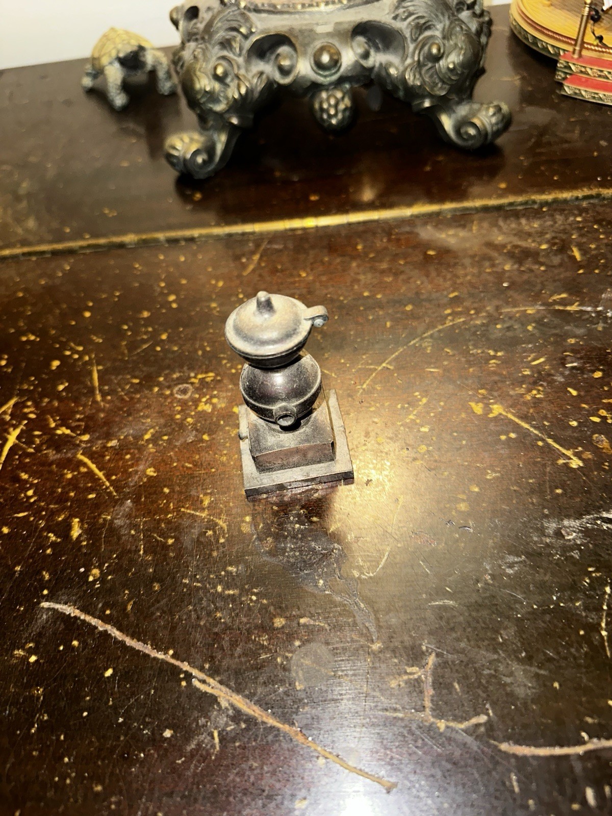 Vintage Die Cast Metal Pencil Sharpener