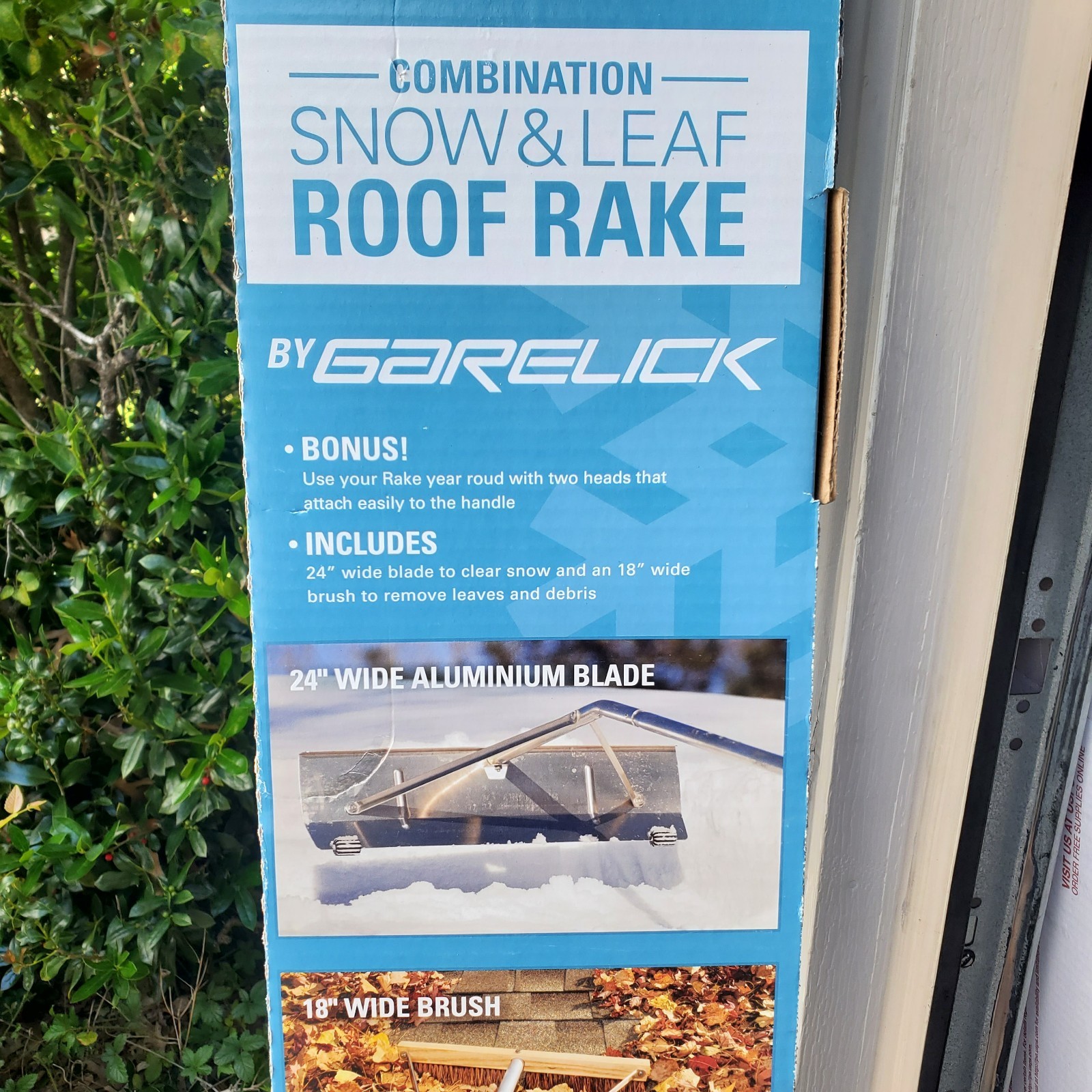 Snow & Leaf Aluminum Combo Roof Rake