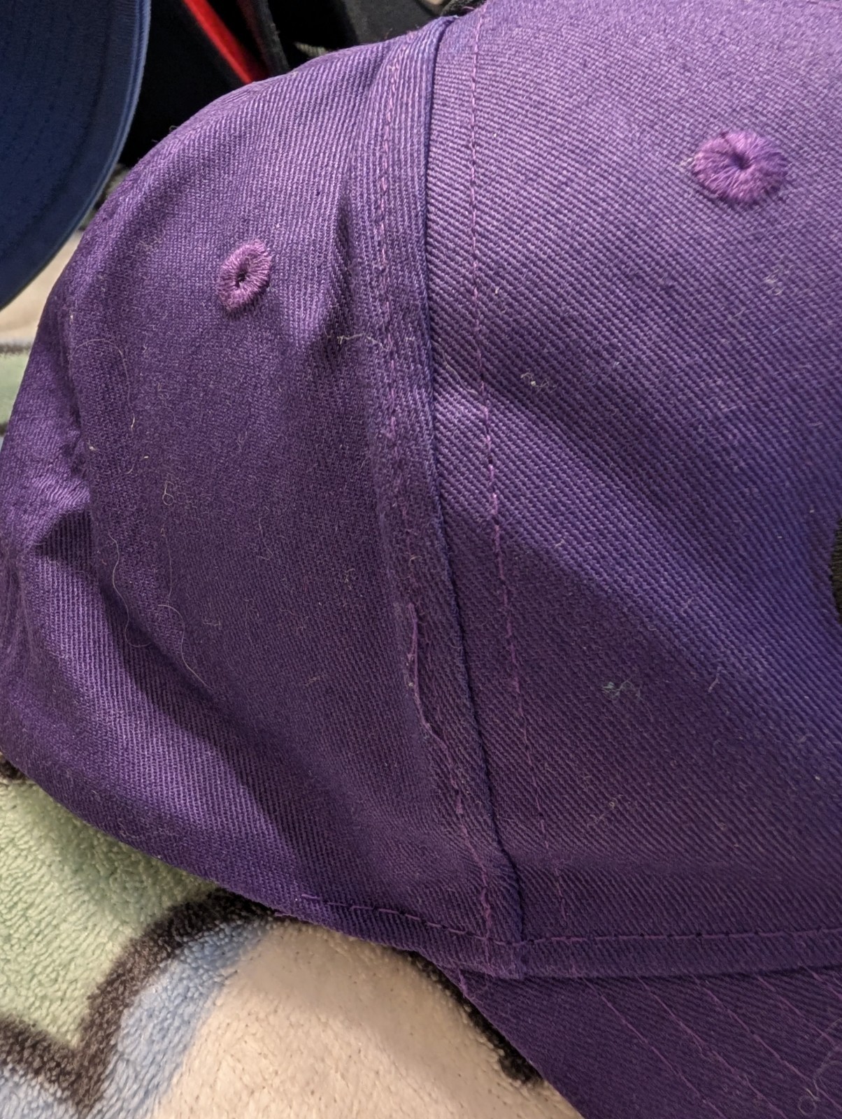 Winston-Salem Dash Hat Cap Unisex Purple Adjustable T3