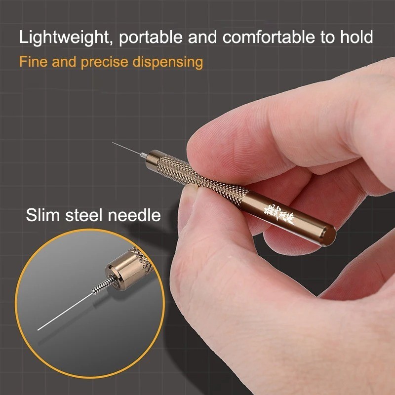 Metal precision glue dispensing tool for scale model and hobby crafts - USA