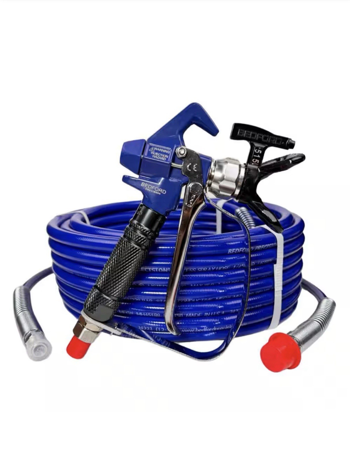 Bedford BP3600 Airless Paint Sprayer Gun Kit W/ Gun Tip Hose Whip Guard & Filter