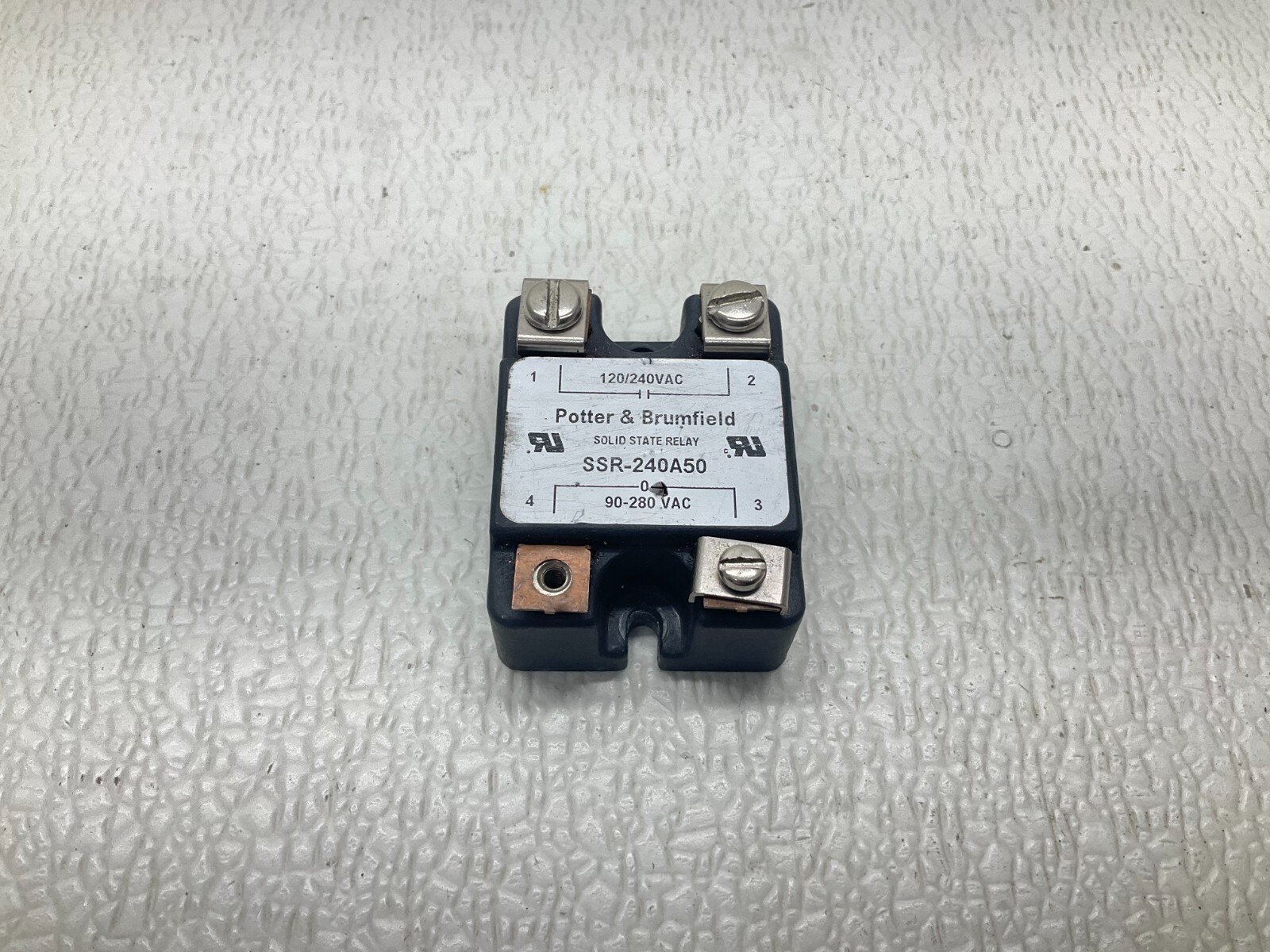 Potter & Brumfield SSR-240A50 Solid State Relay 120/240 VAC SSR240A50 (TBI)