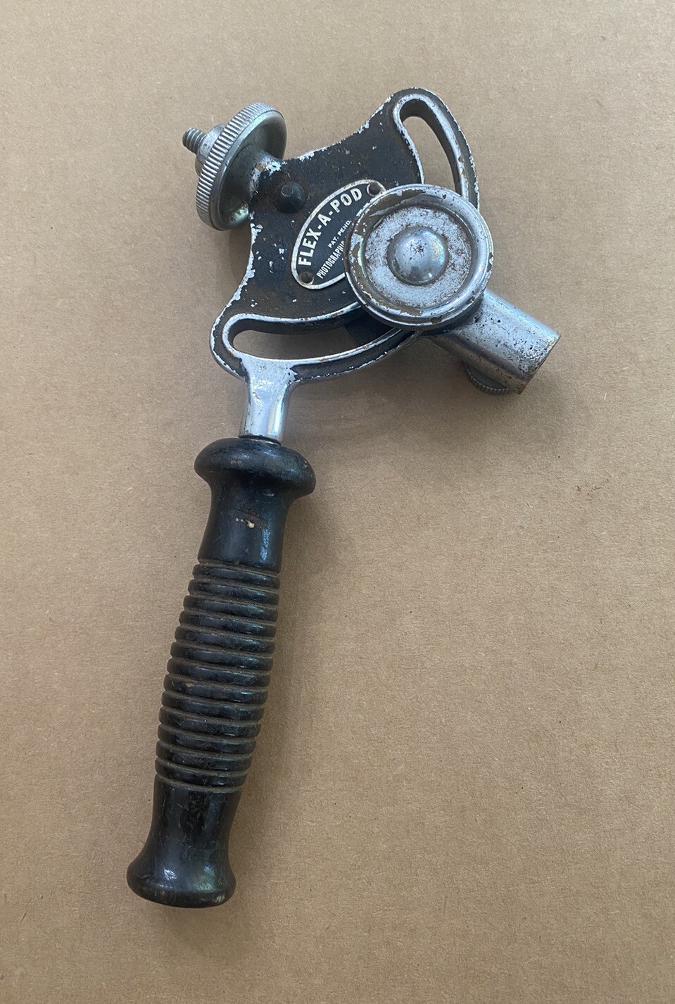 Flex-A-Pod Vintage Camera Monopod Photographic Specialties Inc NY Patent Pending