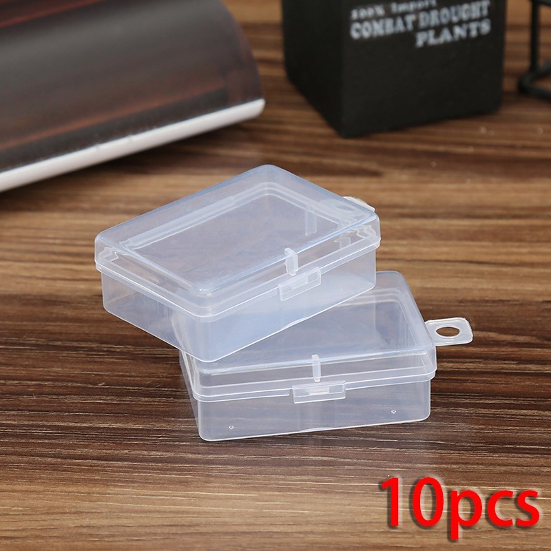 10pcs Plastic Box Jewelry Bead Storage Container Craft Organizer Eco Friendly