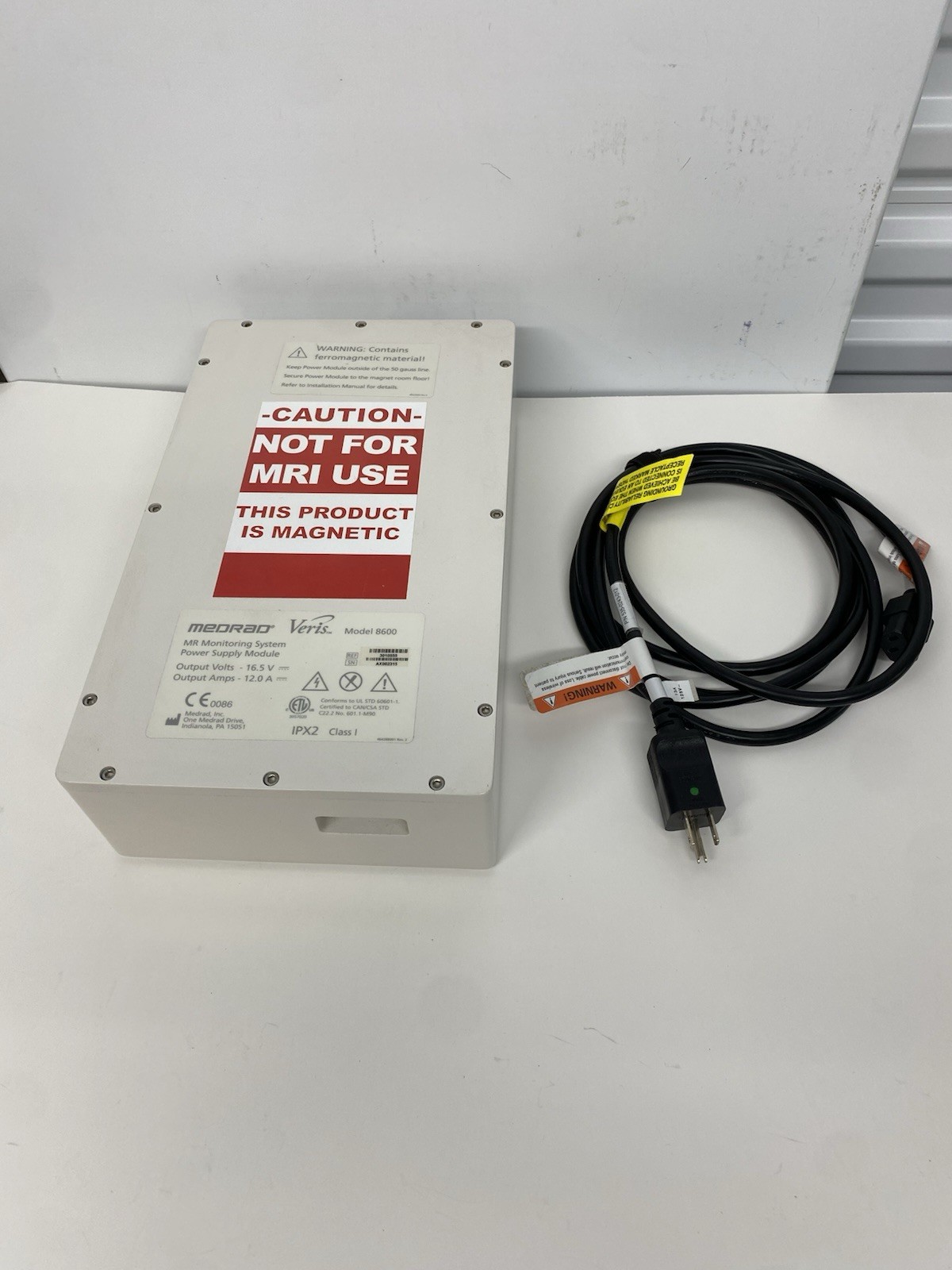 MEDRAD 3010555 MR MONITORING SYSTEM POWER SUPPLY MODULE VERIS MODEL 8600