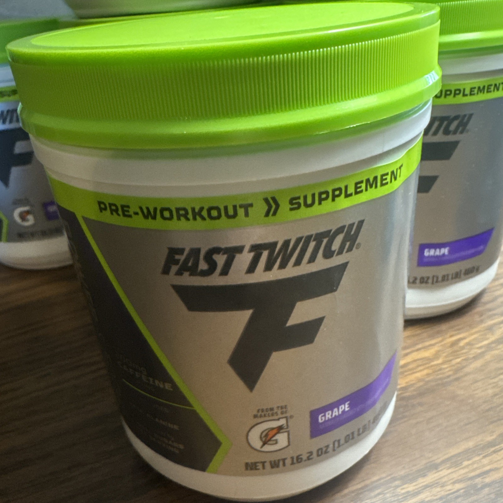 Gatorade Pre Workout Powder Grape 16.2 oz Exp: 7/21/25 (6-pack)