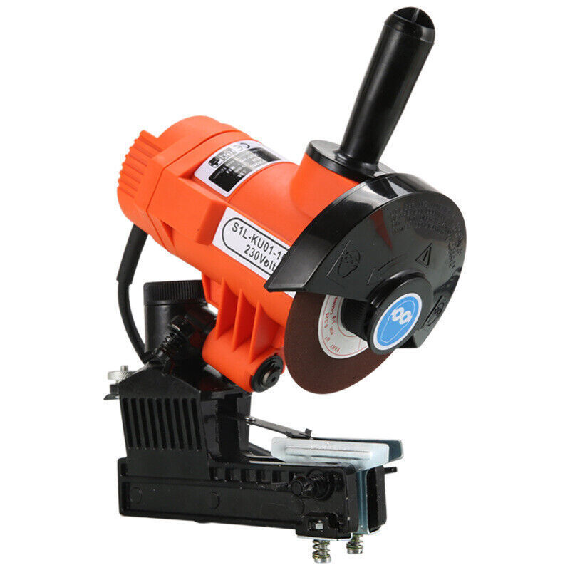 220V/12V Clip-on Chain Sharpener Electric Chain Saw Without Chain Removal