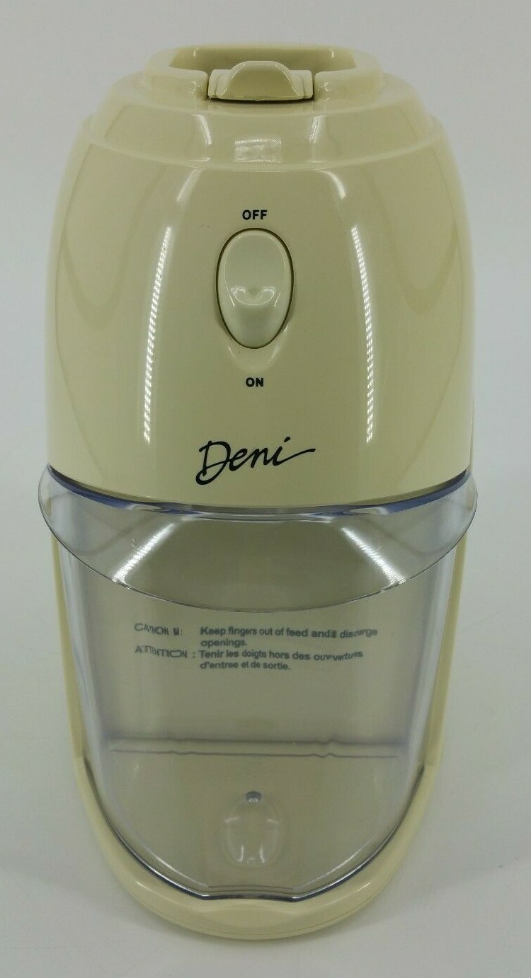 VTG Deni Automatic Ice Crusher Machine Model 6000 Off White Beige TESTED WORKS