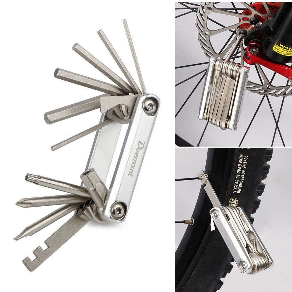Portable and Versatile Bike Fix PatchTool 12 Functions for All Bike Types