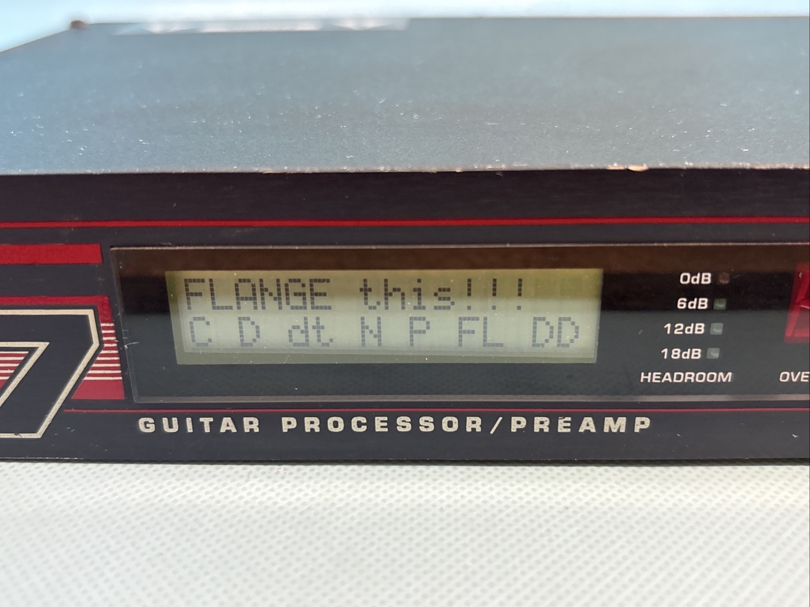 Digitech Multi Effects Rack GSP 7 Guitar Processor Preamp
