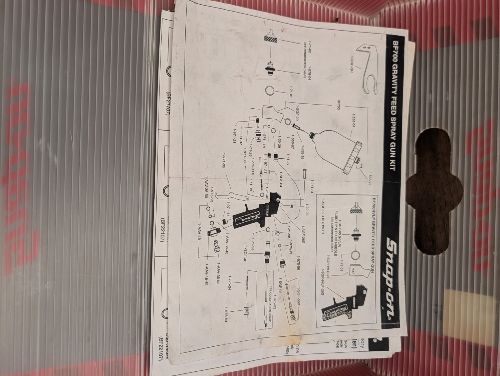 Snap-On Excalibur Paint Gun Set