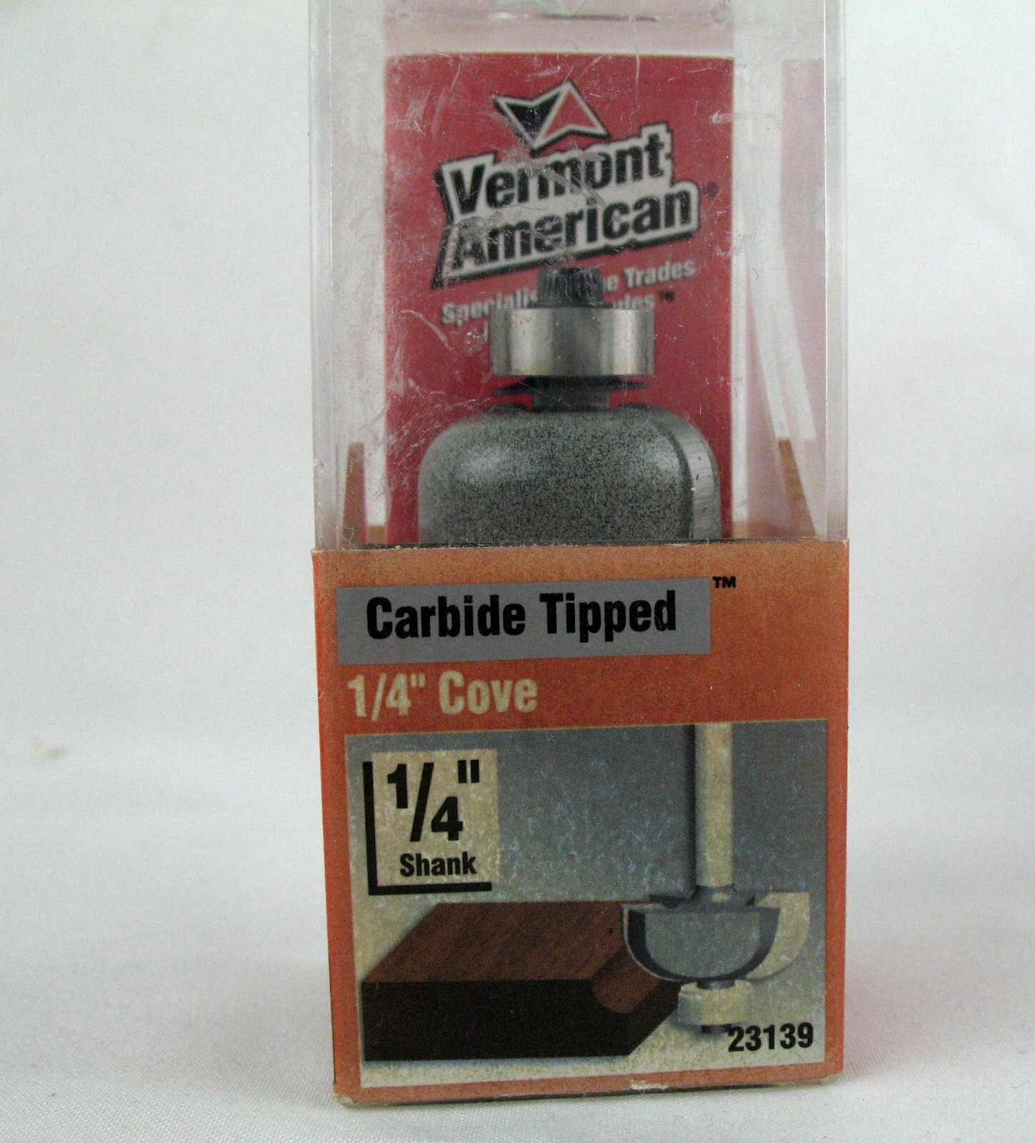 Vermont American 1/4" Cove Carbide Tipped Router Bit # 23139